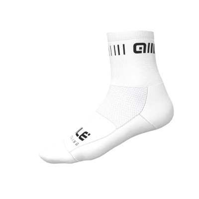 Cyklistické ponožky Alé STRADA Q-Skin bílé