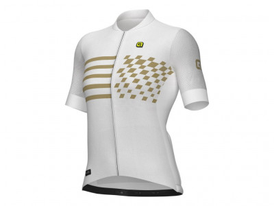 Letní cyklistický dámský dres Alé Cycling Play PR-E bílý