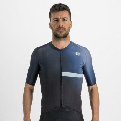 Letní cyklistický dres pánský Sportful Bomber černý-modry