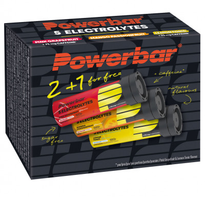 PowerBar 5 Elektrolytů 10 tablet - Mix příchutí 2 + 1 zdarma