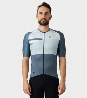Letní cyklistický dres pánský Alé Cycling Radar PR-E šedý