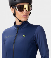 Alé Cycling zimná cyklistická bunda Solid Fondo dámska modrá