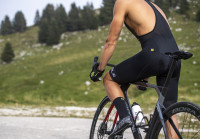 Letné pánske cyklistické nohavice Alé Cycling PR-R Sella Plus čierne