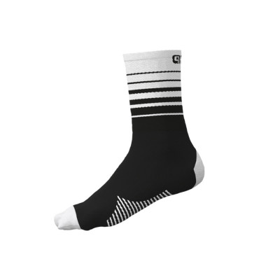 Letní cyklistické ponožky Alé Accesori One černé/bílé