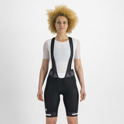 Letní cyklistické kalhoty se šlemi dámské Sportful Neo černé/bílé