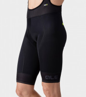 Letné pánske cyklistické nohavice Alé Cycling PR-R Sella Plus čierne
