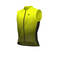 Letný cyklistický dres pánsky Alé Cycling Modular PR-E žltý front3d