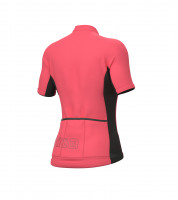 Letní cyklistický dámský dres Alé Solid Color Block růžový