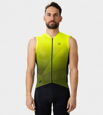 Letní cyklistický dres pánský Alé Cycling Modular PR-E žlutý