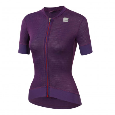 Letní cyklistický dámský dres Sportful Monocrom fialový