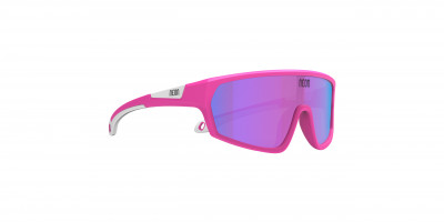 Cyklistické brýle Neon Loop růžové + Pevné pouzdro, Mirror Violet cat 3