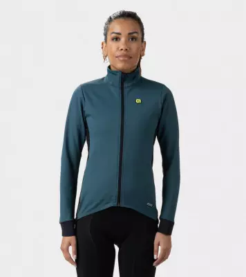 Zimní cyklistická bunda dámská Alé Cycling Future Warm R-EV1 zelená