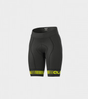 Letní cyklistické kalhoty Ale Cycling PR-R Graphics Strada dámské černé/žluté