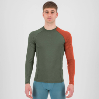 outdoorove-tricko-panske-karpos-dinamico-merino-130-thyme-spicy