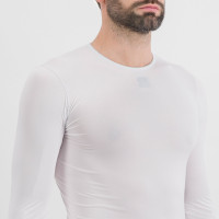 Funkční pánské termo triko s dlouhým rukávem Sportful Midweight Layer bílé