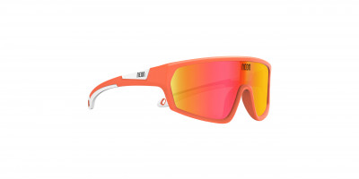 Cyklistické brýle Neon Loop oranžové + Pevné pouzdro, Mirror Red cat 3