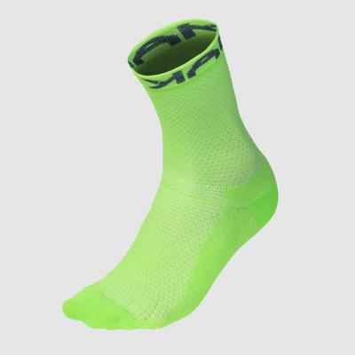 Letní cyklistické ponožky Karpos Rapid zelené fluo/modré