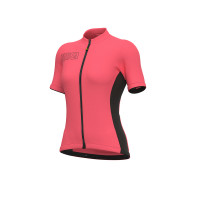 Letní cyklistický dámský dres Alé Solid Color Block růžový