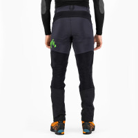  Čierne/fluo zelené nohavice outdoorové  pánske Karpos K-PERFORMANCE MOUNTAINEER