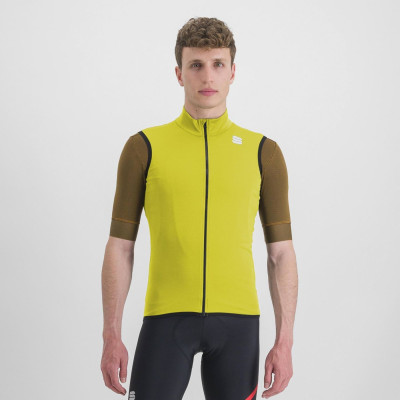 Cyklistická vesta pánská Sportful Fiandre Light NoRain žlutá