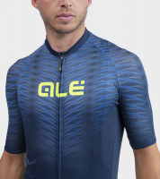 Letní cyklistický pánský dres Alé Cycling Solid Thorn modrý