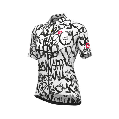 Letní cyklistický dres Alé Cycling Solid Ride Lady dámský bílý