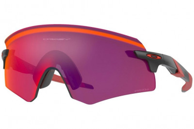 Cyklistické brýle Oakley Encoder Matte Black Prizm Road černé/fialové