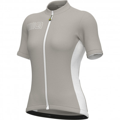 Letní cyklistický dámský dres Alé Cycling Solid Color Block šedý