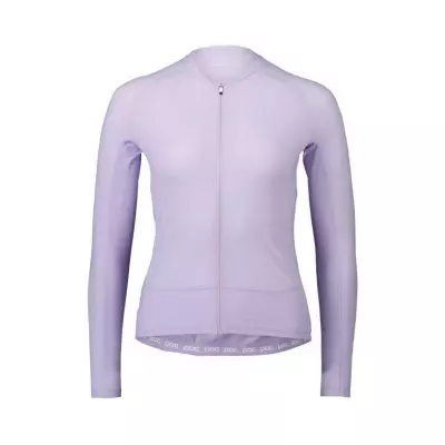 Letní  dlouhý cyklistický dres dámský POC Essential Road fialový