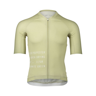 Letní cyklistický dres pánský POC Pristine Print zelený
