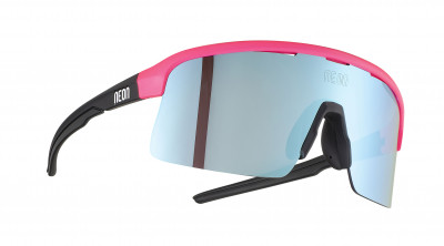 Cyklistické brýle Neon ARROW 2.0 růžové + Pevné pouzdro, Mirror Acciaio cat 3