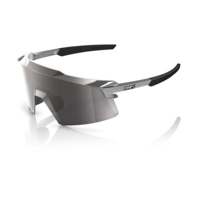 Cyklistické brýle 100% Aerocraft - Gloss Chrome - HiPER Silver Chrome Lens