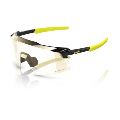 Cyklistické brýle 100% Aerocraft - Gloss Metallic Black - Photochromic Lens