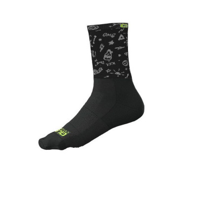 Letní cyklistické ponožky Alé VERSILIA Socks černé