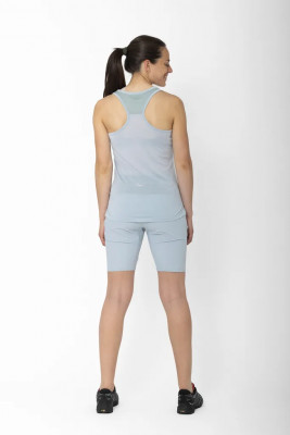 Almo Merino Singlet Top LS, Pearl Blue XXL