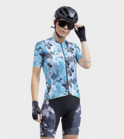 Letní cyklistický dámský dres Alé Cycling PR-R Amazzonia modrý