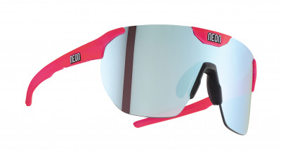 Cyklistické brýle Neon Core růžové + Pevné pouzdro, Mirror Steel cat 3