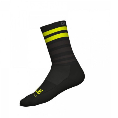 Cyklistické ponožky ALÉ SPEED FONDO černé/žluté