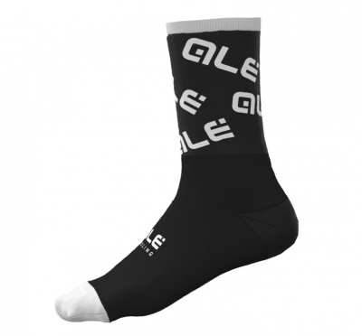 Zimní cyklistické ponožky Alé Accessori LOGO černé/bílé