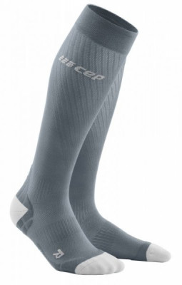 Běžecké kompresní ponožky CEP Ultralight šedé