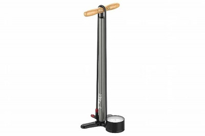 Pumpa Lezyne Steel HV Floor Drive 3.5/Flat šedá