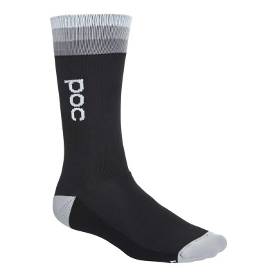 Cyklistické ponožky POC Essential Mid Length Sock černé