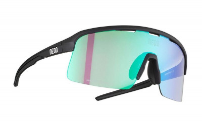 Cyklistické brýle Neon Optic Arrow 2.0 Black Matt Phototronic Plus Green Cat. 1-3 černé/zelené
