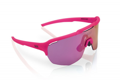 Cyklistické brýle Neon ROAD Pink Mirrortronic fialové