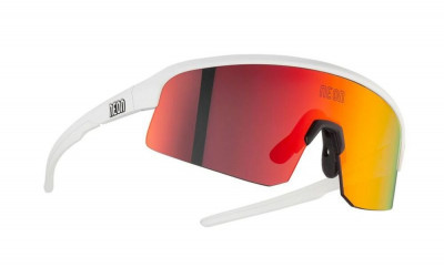 Cyklistické brýle Neon Optic Viper White, Mirror Red Cat. 3