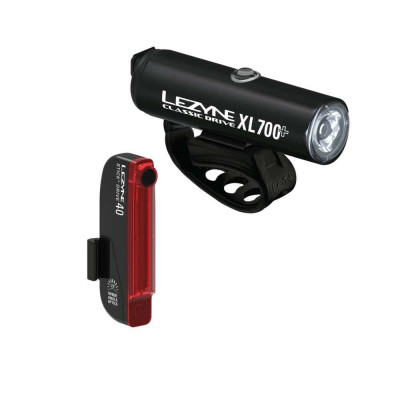Světlo na kolo Lezyne Classic Drive XL 700+ / Stick+ Drive Pair černé