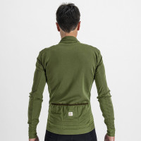 Přechodný cyklistický pánský dres Sportful Monocrome Thermal zelený