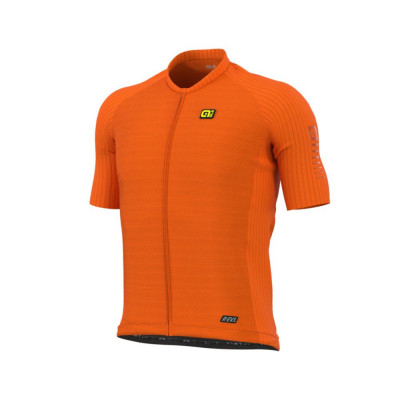 Letní cyklistický dres pánský ALÉ R-EV1 SILVER COOLING oranžový