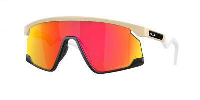 Sluneční brýle Oakley BXTR Matte Desert Tan / Prizm Ruby hnědé/červené