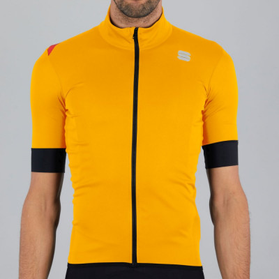 Letní cyklistická bunda pánská Sportful Fiandre Light NoRain žlutá